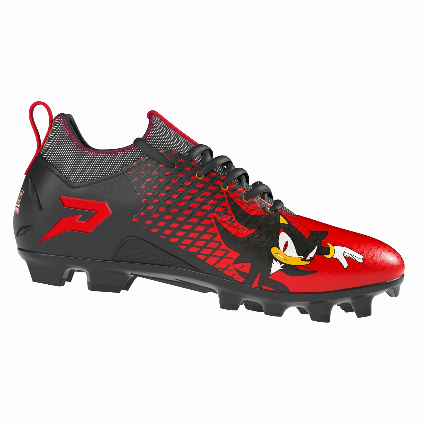 Defend Strong Phenom Elite Men's Shadow the Hedgehog Quantum Speed 2.0 Football Cleats
