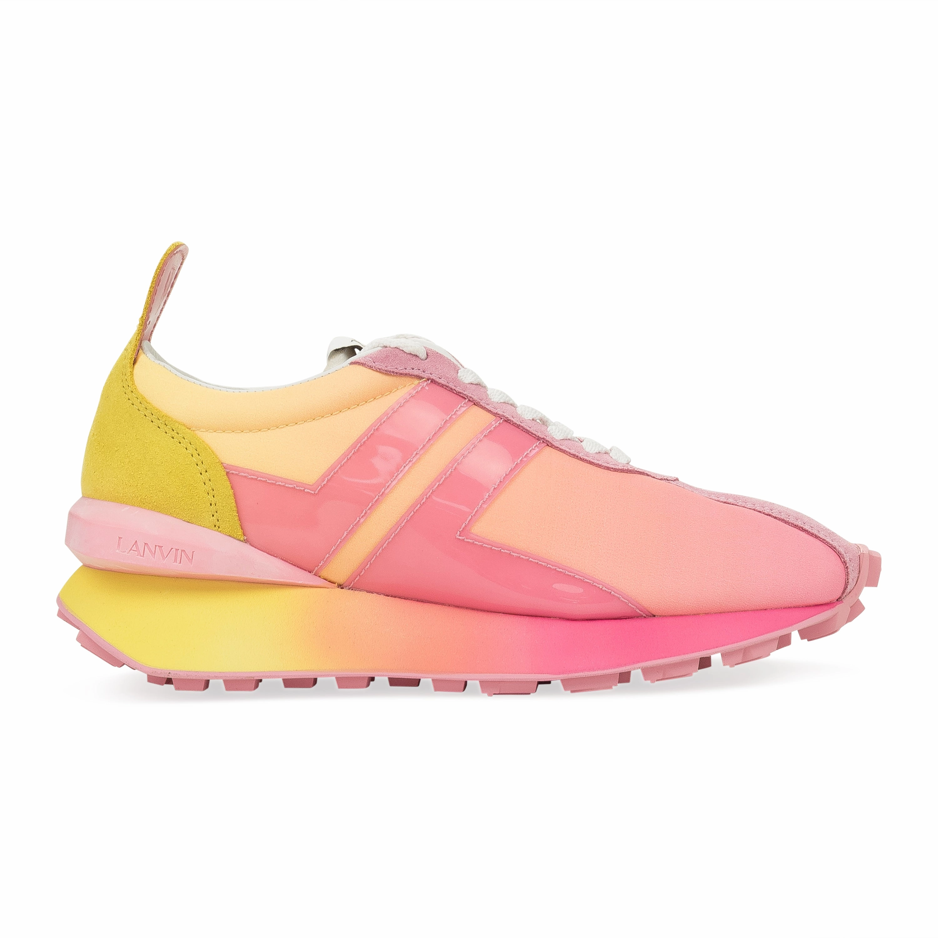 Daily Fashion Minimalist Base PINK/YELLOW BUMPR SNEAKERS
