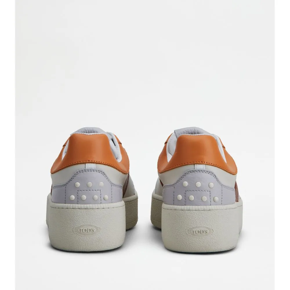 Bold Grip Street Classic Platform Sneakers in Leather