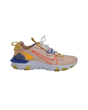 Nike React Vision Sneakers in Washed Cora/Sapphire-Laser/Orange-Hyper Crimson Synthetic Light Flex