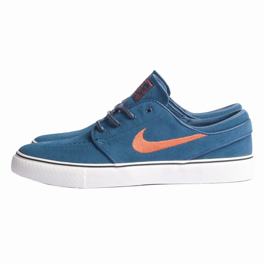 Slip On 3D Printed Components Nike SB - Zoom Janoski OG  (Blue Force/Campfire Orange)