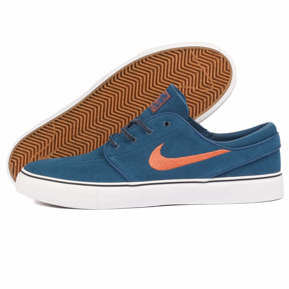 Nike SB - Zoom Janoski OG  (Blue Force/Campfire Orange) exercise - specific shoes mid - top height