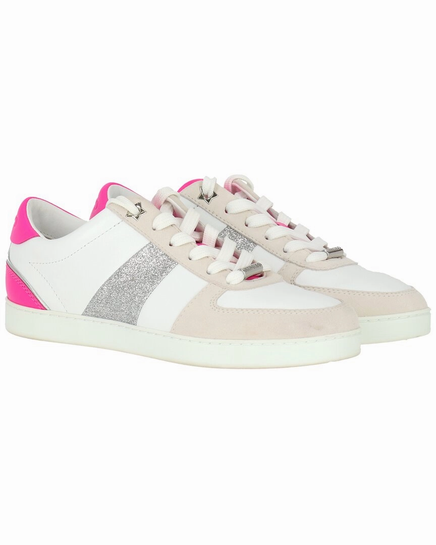 Jimmy Choo Teri Leather Sneaker Motion Control Feature