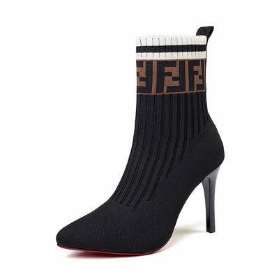 POX 2 - Red bottom stiletto high heel Sock Boots for women Elegant Footwear Effortless Chic