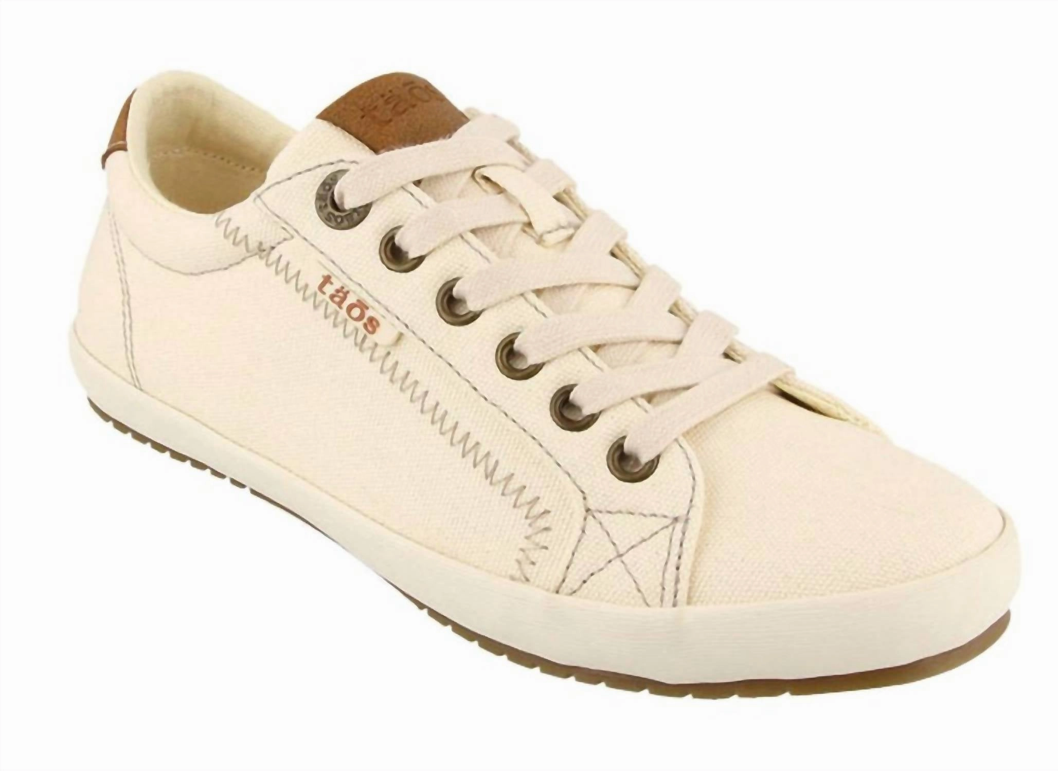Daily Athlete Non Slip Tread Pattern Women's Star Burst Sneaker In Beige