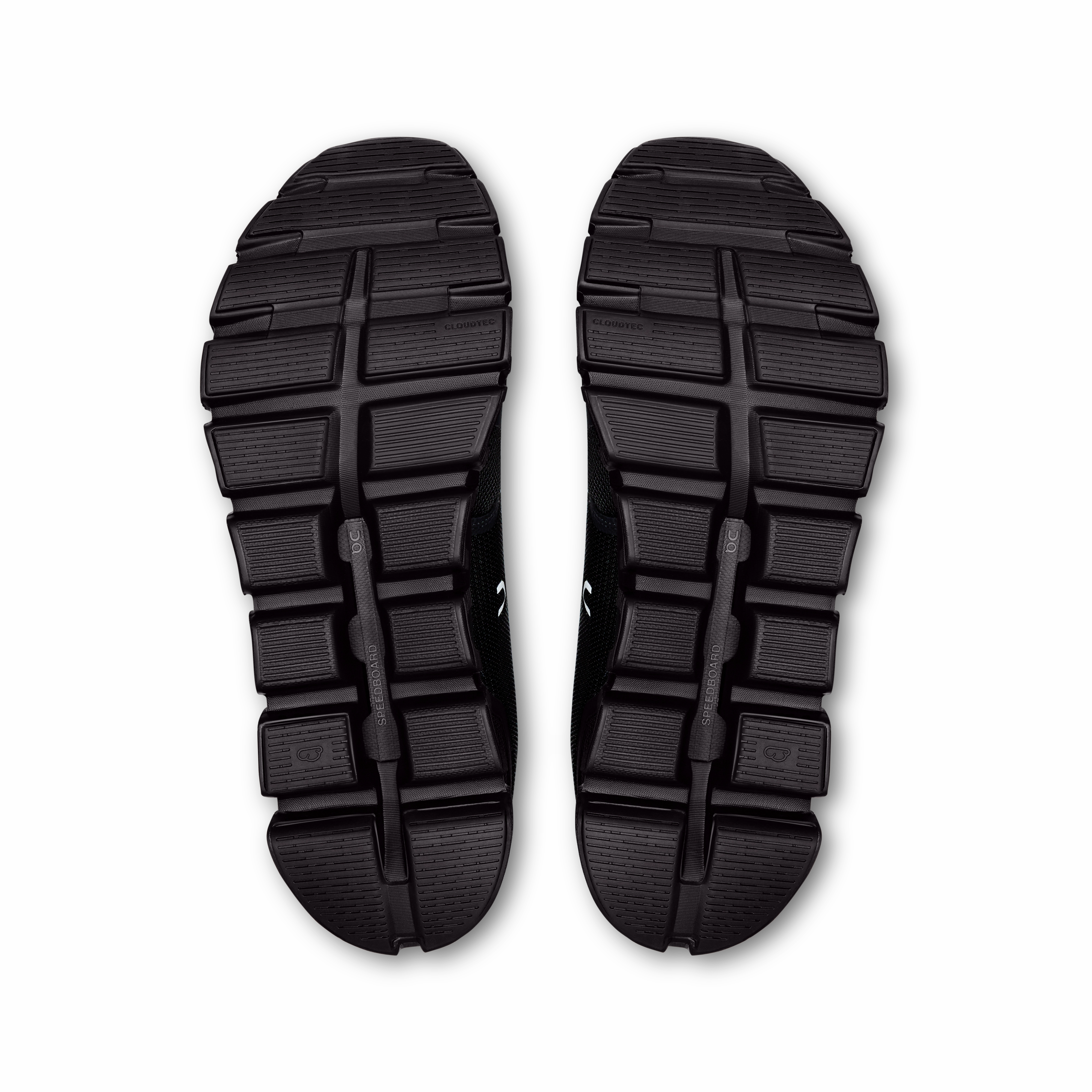 On Running Men's Cloud 6 Shoes - Black / Black removable insole shoes