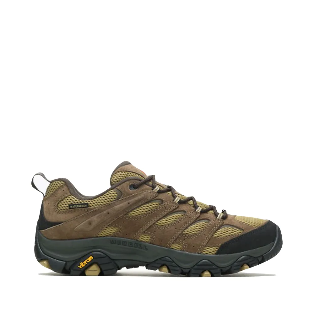 Lunch Jog Merrell Men's Moab 3 Waterproof Hiker in Olive/Gum