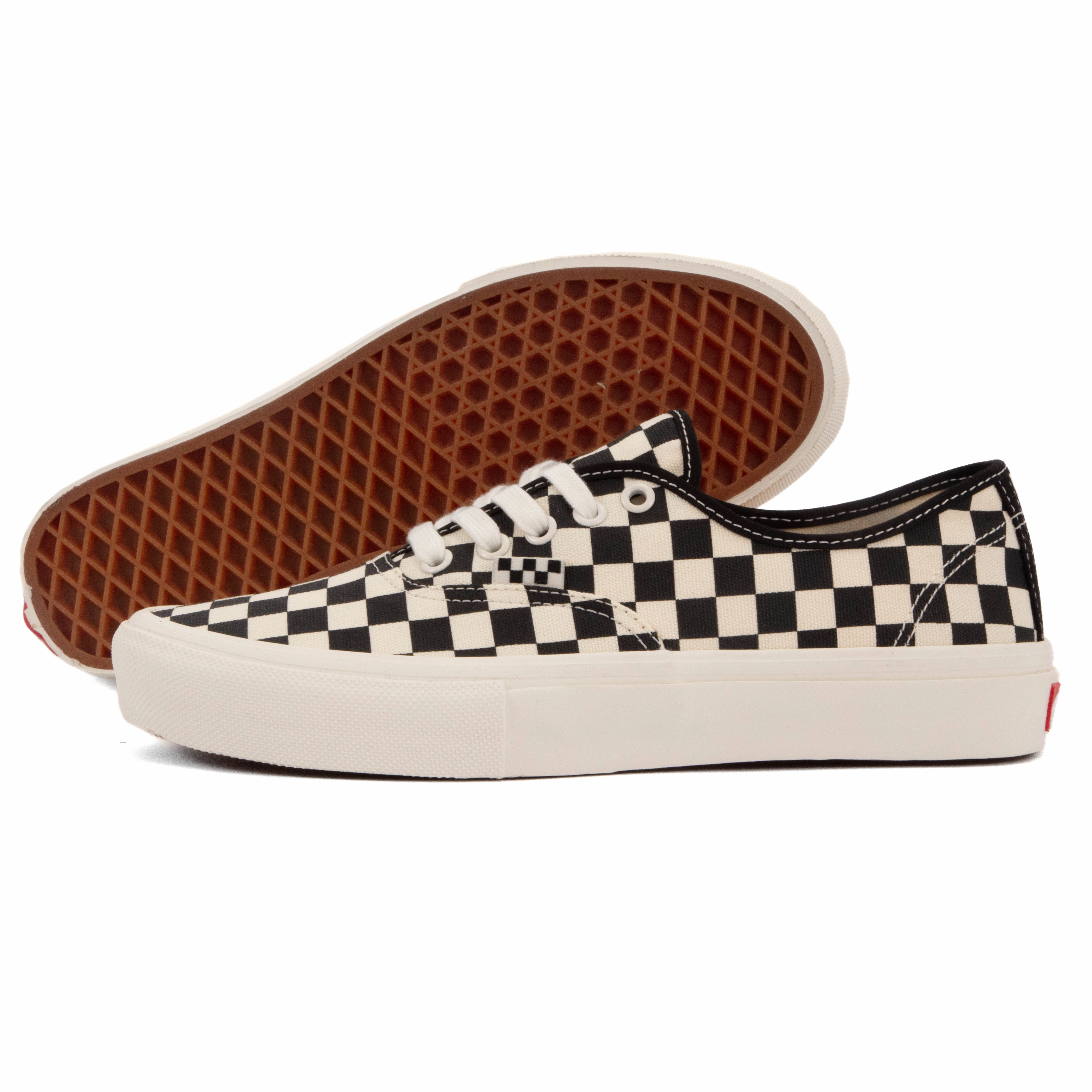 breathable - lining - material shoes Vans - Skate Authentic (Checkered)