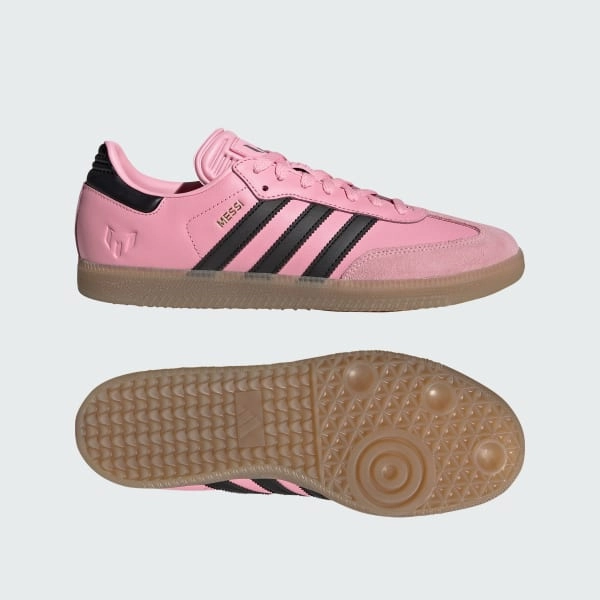 Adidas Men's Samba Og Messi Soccer Shoes - Pink / Black Balance - support anti - twist shoes