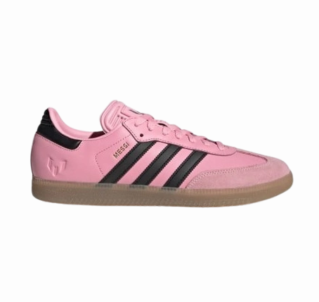 narrow - width shoe choice running in a bog area shoes Adidas Men's Samba Og Messi Soccer Shoes - Pink / Black