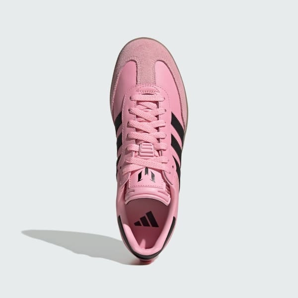 Ultra Breathable Fabric Adidas Men's Samba Og Messi Soccer Shoes - Pink / Black
