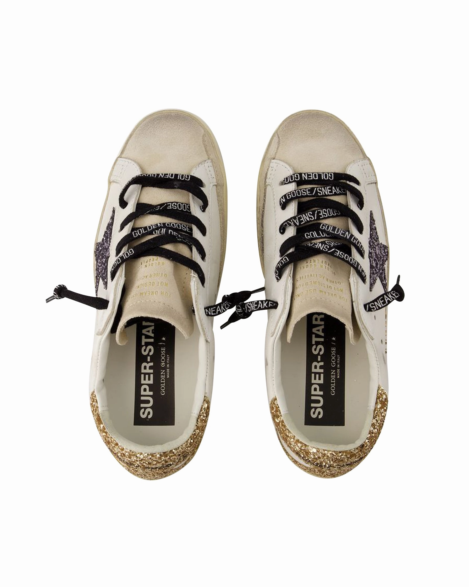 Dual Density Outsoles Super Star Sneakers - Golden Goose Deluxe Brand - Leather - White