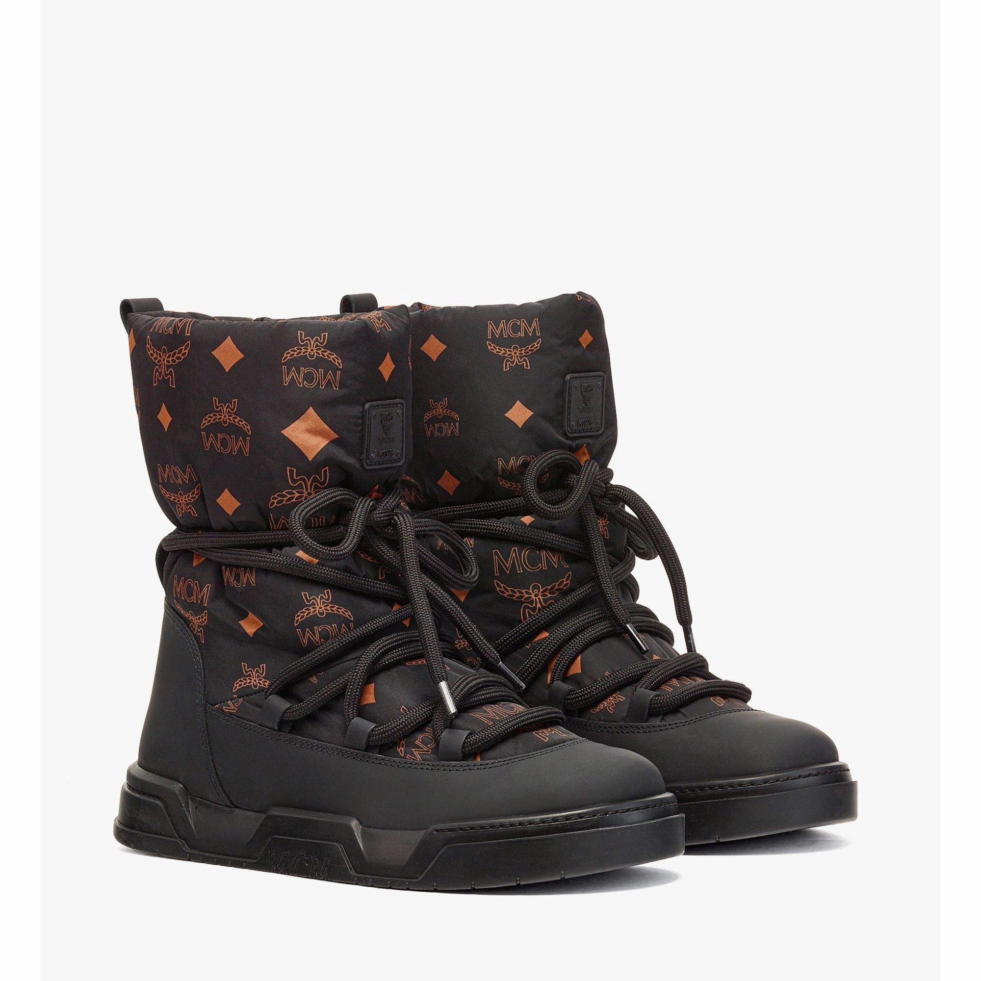 Breathable Edge Tear Resistant Stitching Skyward Hi Sneaker Boot In Monogram Nylon