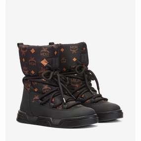 Breathable Edge Tear Resistant Stitching Skyward Hi Sneaker Boot In Monogram Nylon