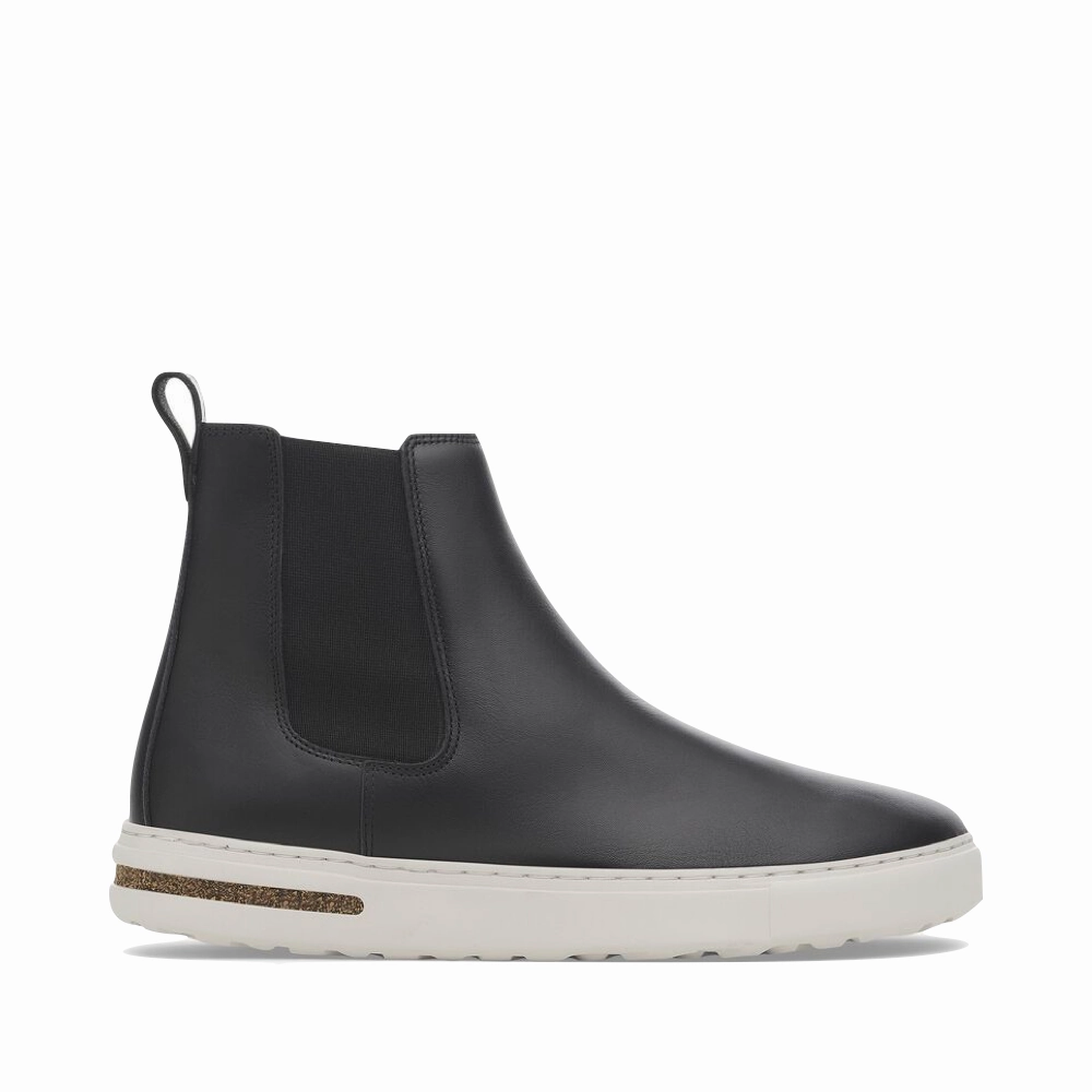 Birkenstock Women's Bend Chelsea Pull On Leather Boot in Black Fast Go Light Look