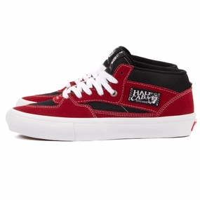 Vans - Skate Half Cab (Red/Black) hassle - free running on concrete