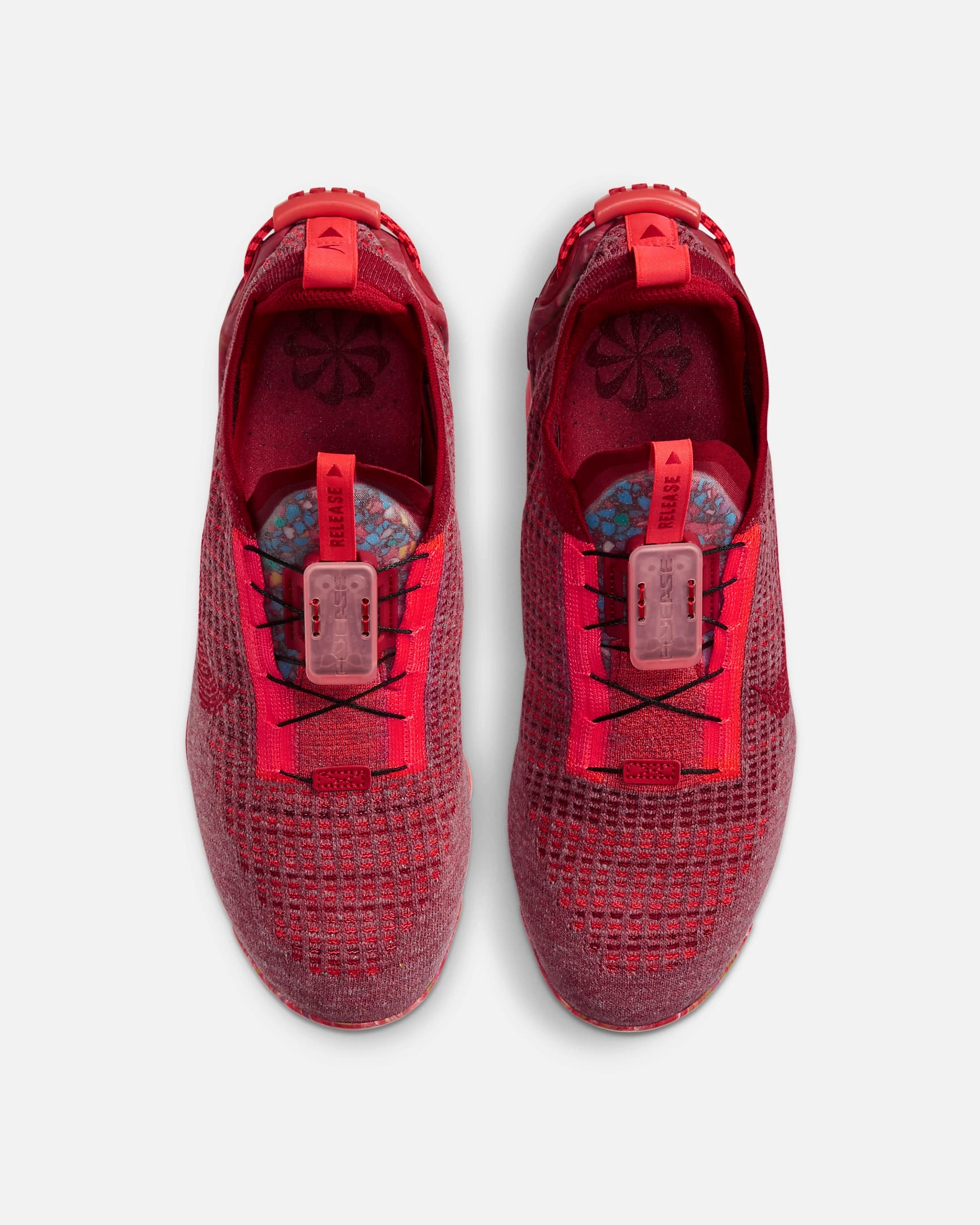 Nike Men's Air Vapor Max 2020 FlyKnit Shoes - Team Red / Flash Crimson / Gym Red compacted - dirt running option All   Terrain