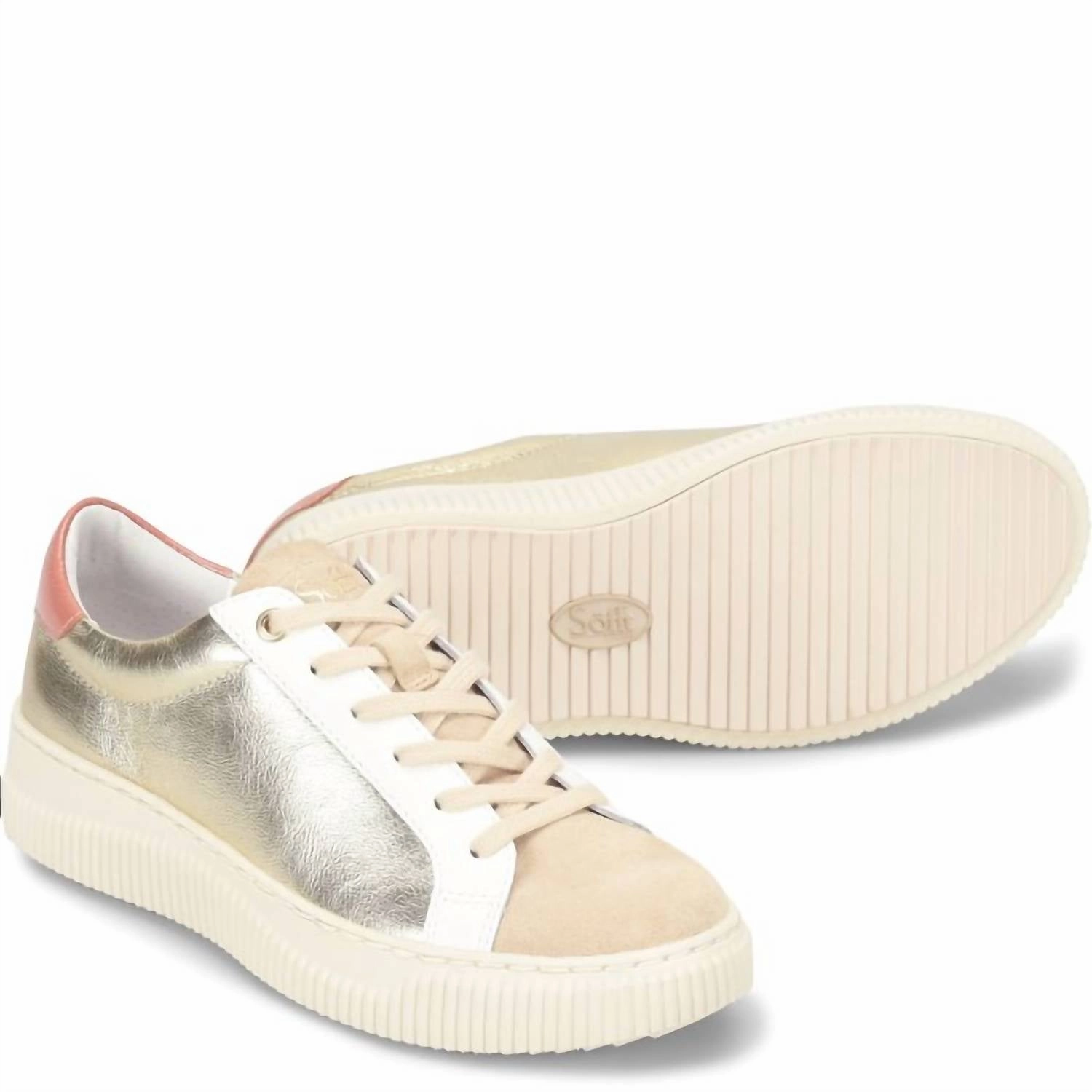 Fianna Sneaker In Platino/biscotti Busy Lifestyle Sports-Friendly