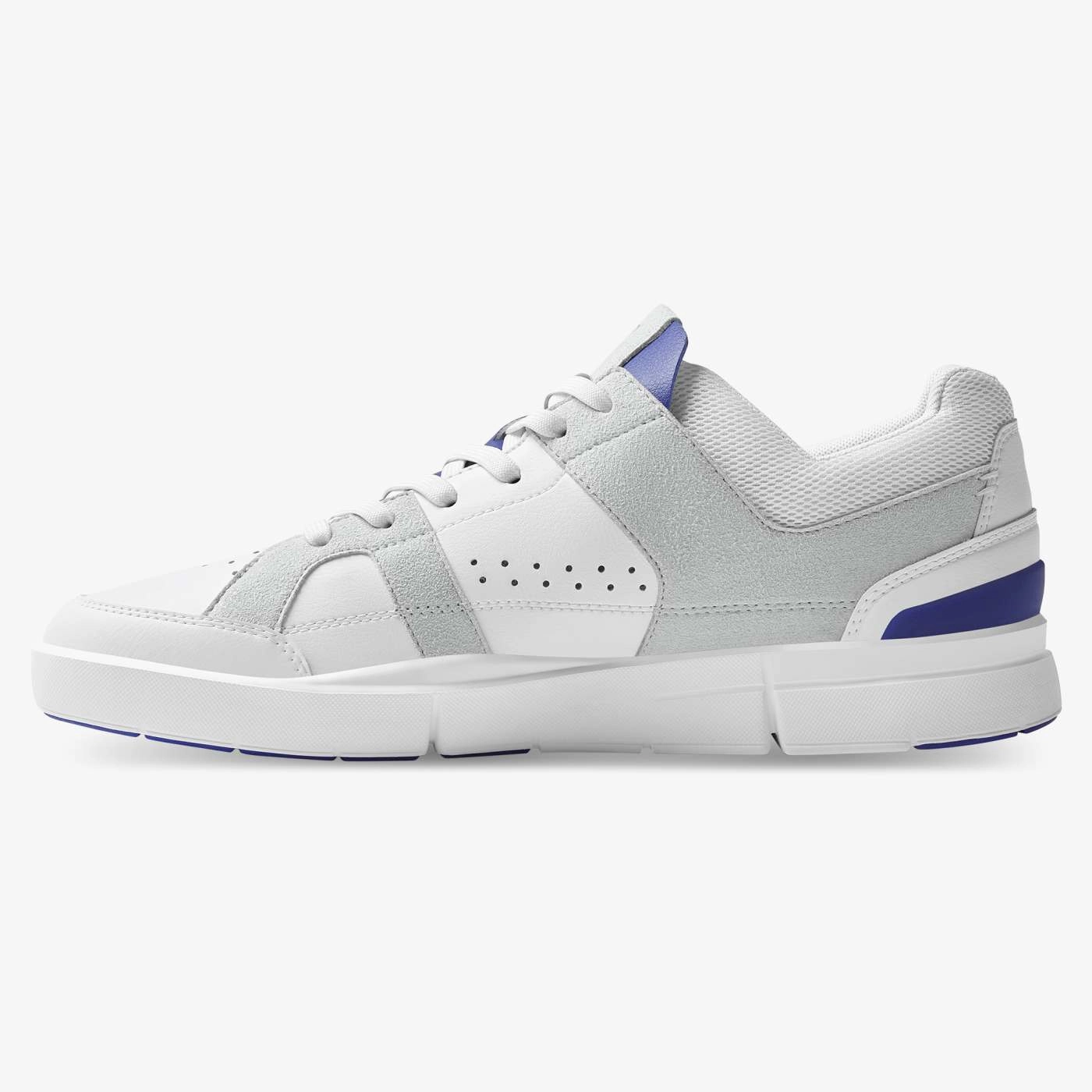 On Running Men's The Roger Clubhouse Shoes - White / Indigo Bouncy Ride Feel