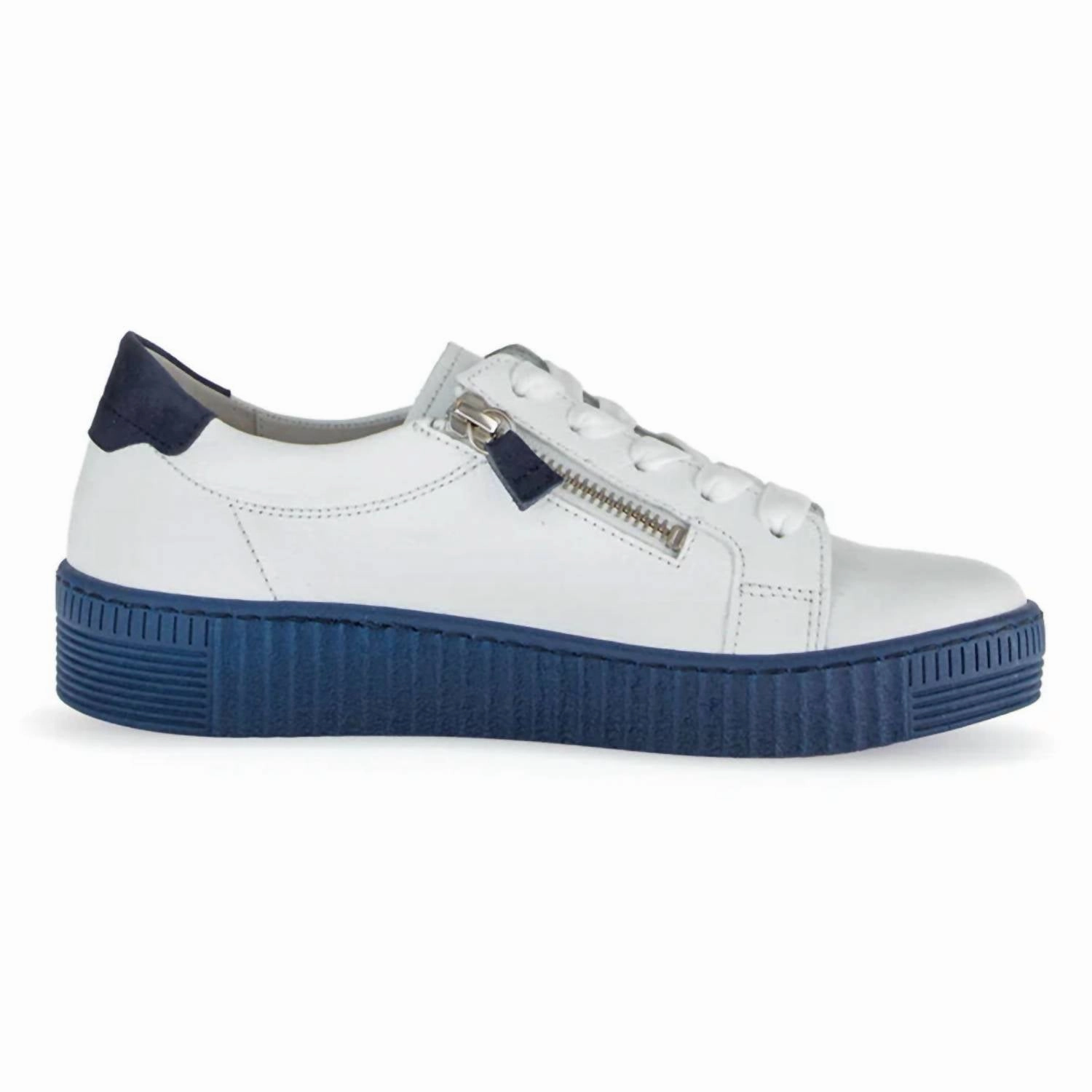 Slip Resistant Grip Fabric Upper 63.334 Women's Sneaker In White