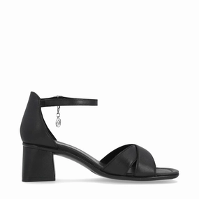 Daily Walk Remote Women's Dorina 50 Black Heel Sandal in Black