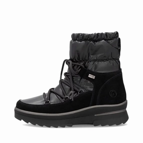 Remote Women's Lelisha 70 Puffer Waterproof Boot in Black Chill Time