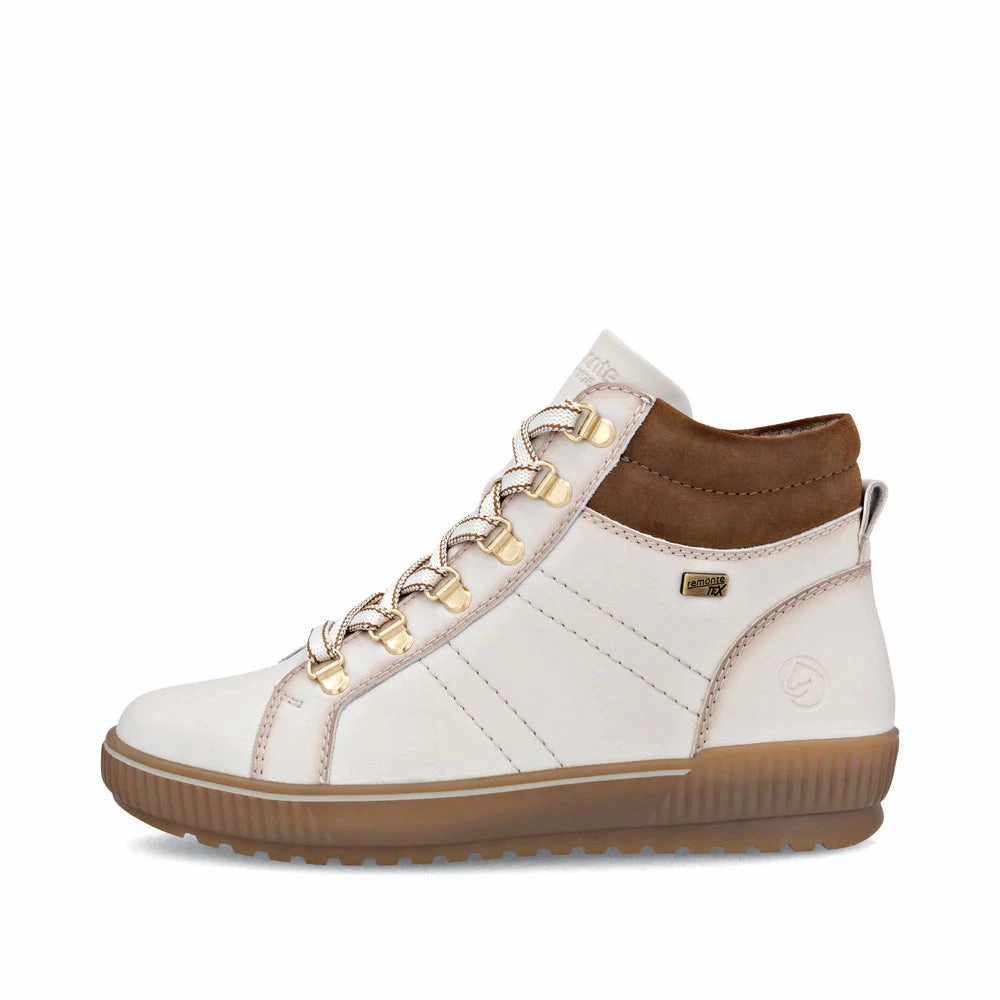 Modern Street Soft Materials Remote Women's Maditta 81 Size Zip Lace Waterproof Boot in Cotton