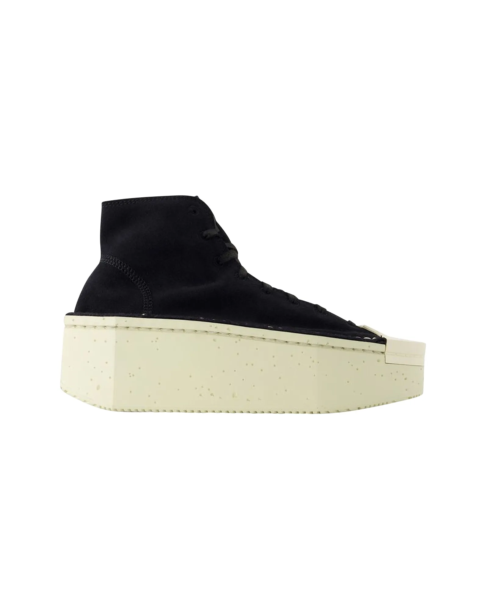 Busy Ready Everyday Favorite Renga Hi Sneakers - Y-3 - Leather - Black/White