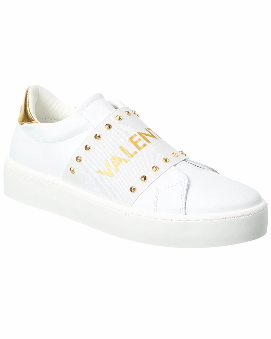 Track ready Seamless construction Valentino by Mario Valentino Maya Studs Leather Sneaker