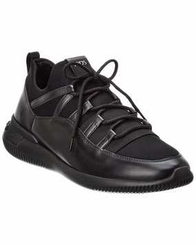 Unique grip TOD??s Nuovo Neoprene & Leather Sneaker