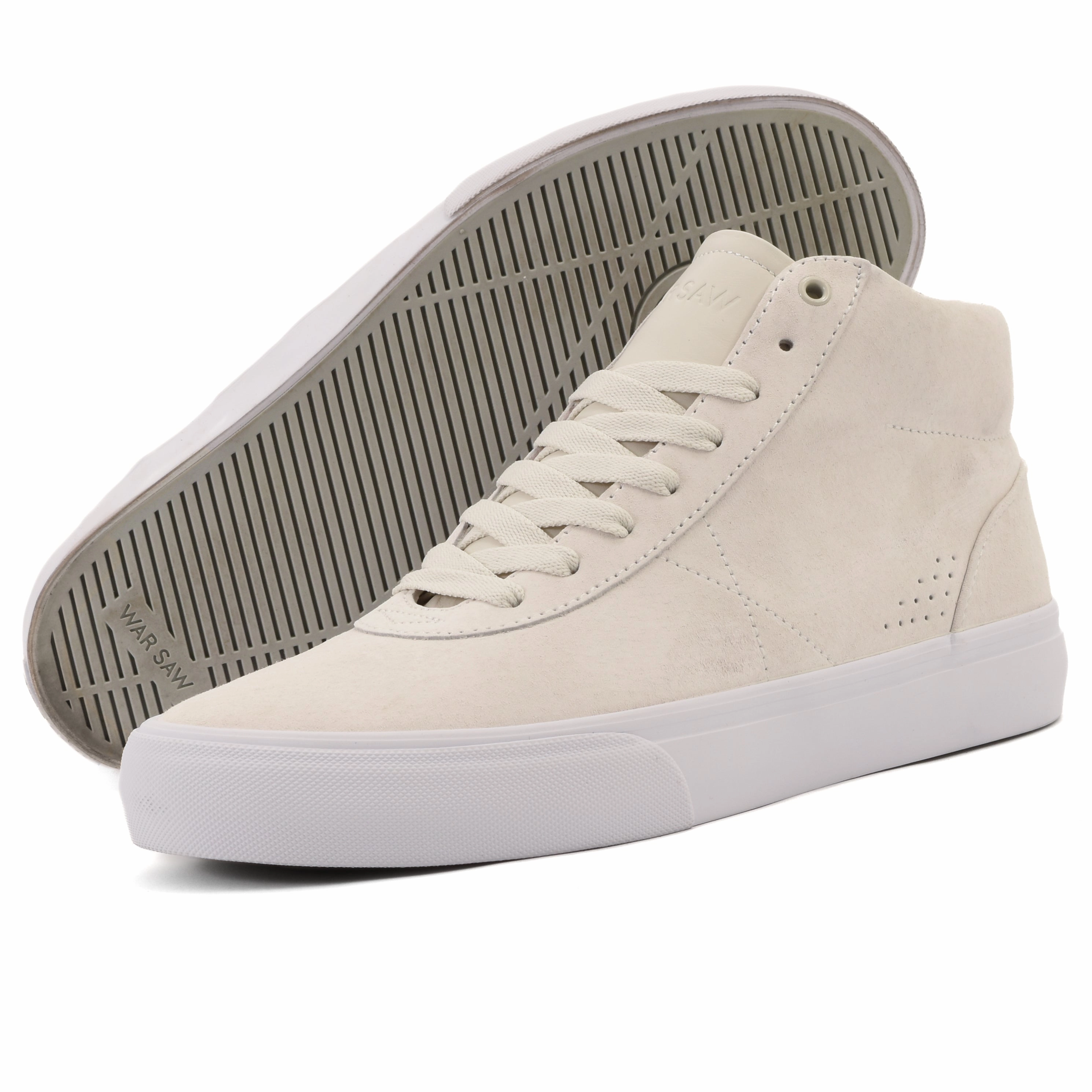 cyclist shoes high - performance Warsaw - Chapter Mid (White/White Pig Suede)