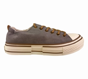 Low   Top Style Recycled fabric Women's Soli Sneakers In Grey