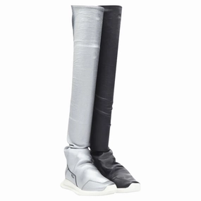 Dynamic look Rick Owens Runner stretch hi boot sneaker