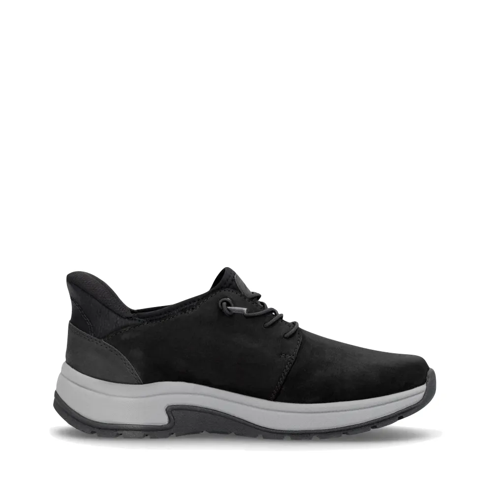 Skip Hike Rieker Men's Bruce 50 Elastic Lace Shoe in Black