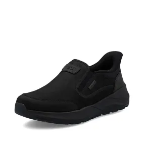Abrasion Free Lacing Rieker Men's Thorben 52 Slip On in Schwarz Black