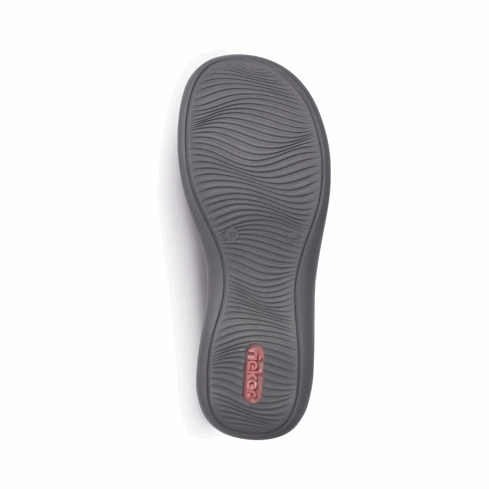 RollUp Flex grooves Rieker Women's Daisy 77 Cross Strap Mary Jane in Pazifik Blue