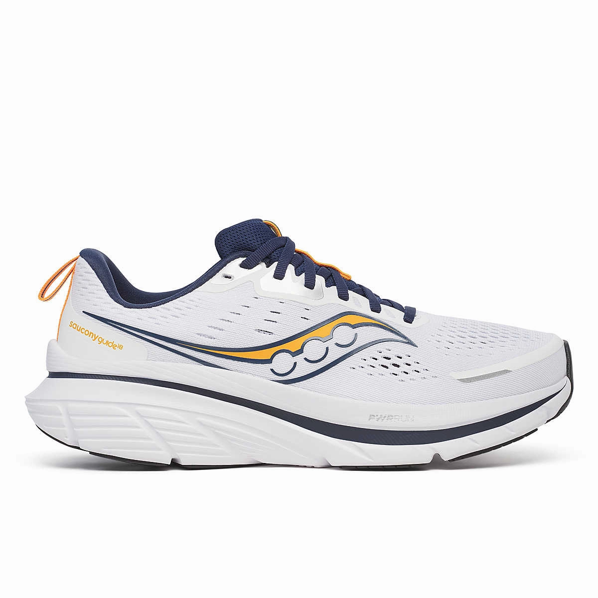 Gel Cushioning recreational running shoes Saucony Men's Guide 18 Running Shoe (Wide) S20999