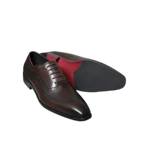 Daily Meeting Rosso C2 - Red bottom Genuine leather brogue oxford shoes for men