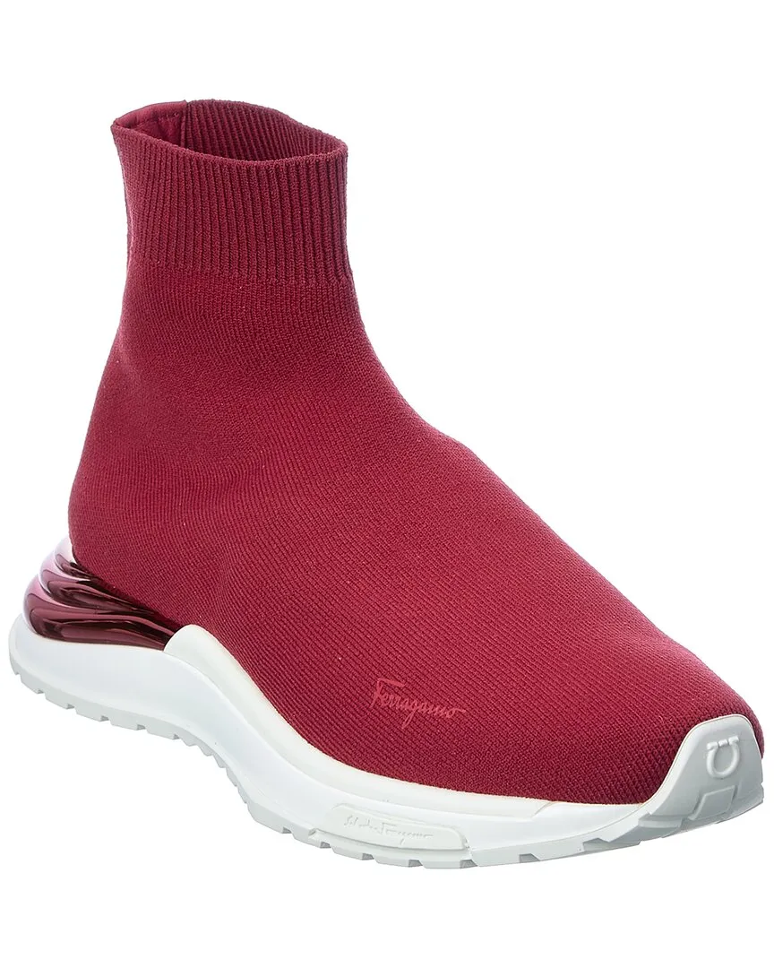 Road grip Slip Choice Salvatore Ferragamo Ninette Knit Sock Sneaker