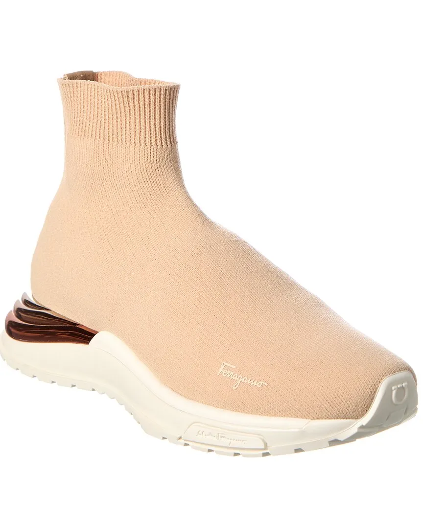 Salvatore Ferragamo Ninette Knit Sock Sneaker Urban Speed