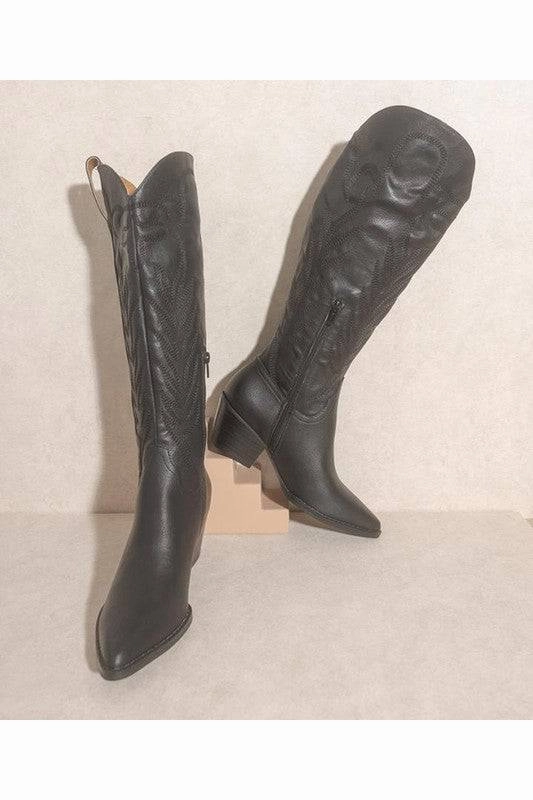 Parent SAMARA - Unique long leather boots for women