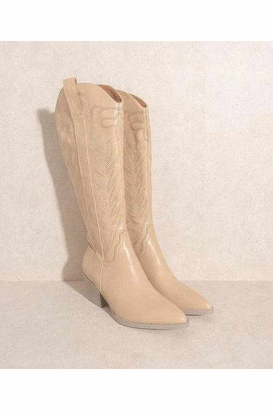 Moisture   Wicking SAMARA - Unique long leather boots for women