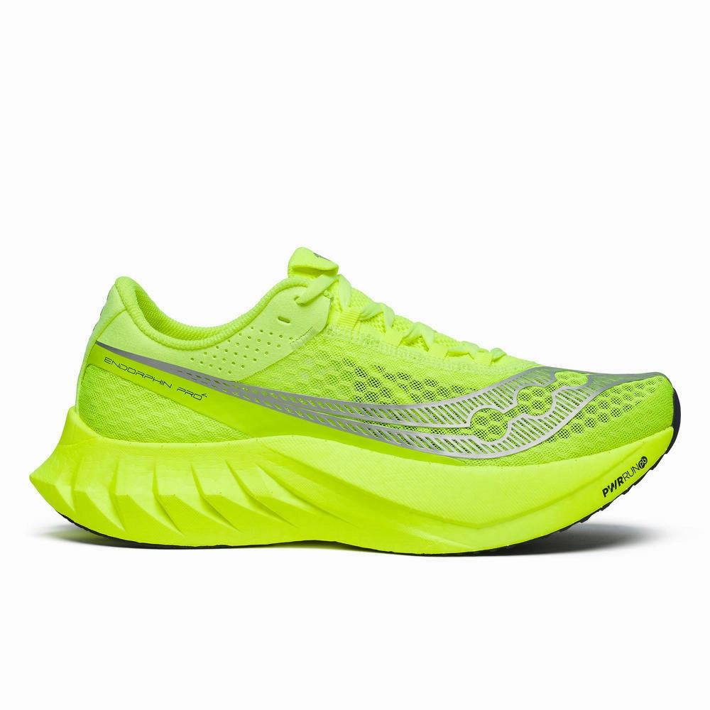 Saucony Men's Endorphin Pro 4 Running Shoe S20939 Shear Reduction Technology anti - microbial running shoes