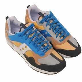Long Use Saucony Women's Shadow 5000 Outdoor Low Top Sneakers In Blue/camel