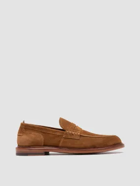 Sturdy Build SAX 001 - Brown Suede Penny Loafers