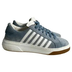 Dsquared2 Bumper Low-Top Sneakers in Blue Suede Stylish Sole