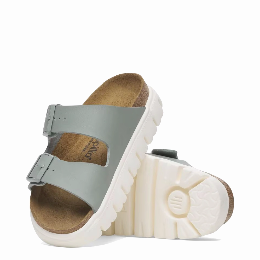 Birkenstock Women's Arizona Chunky Birko-Flor Sandal in Pure Sage Modern Urban