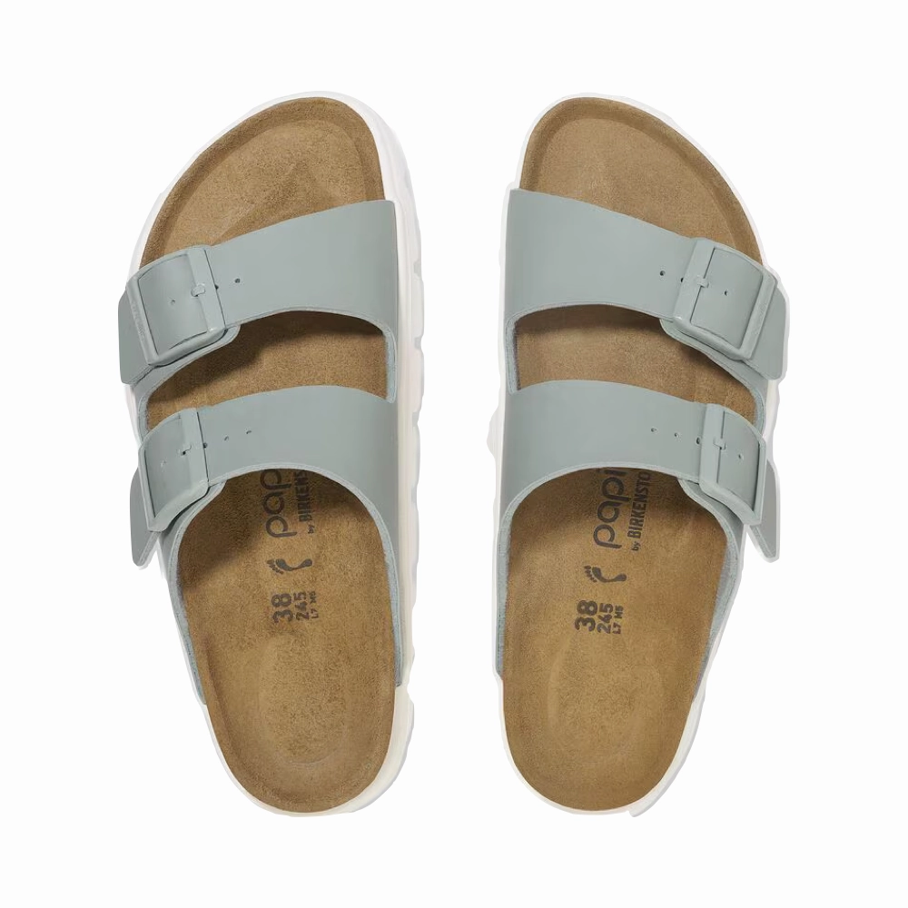 Relax Walk Birkenstock Women's Arizona Chunky Birko-Flor Sandal in Pure Sage