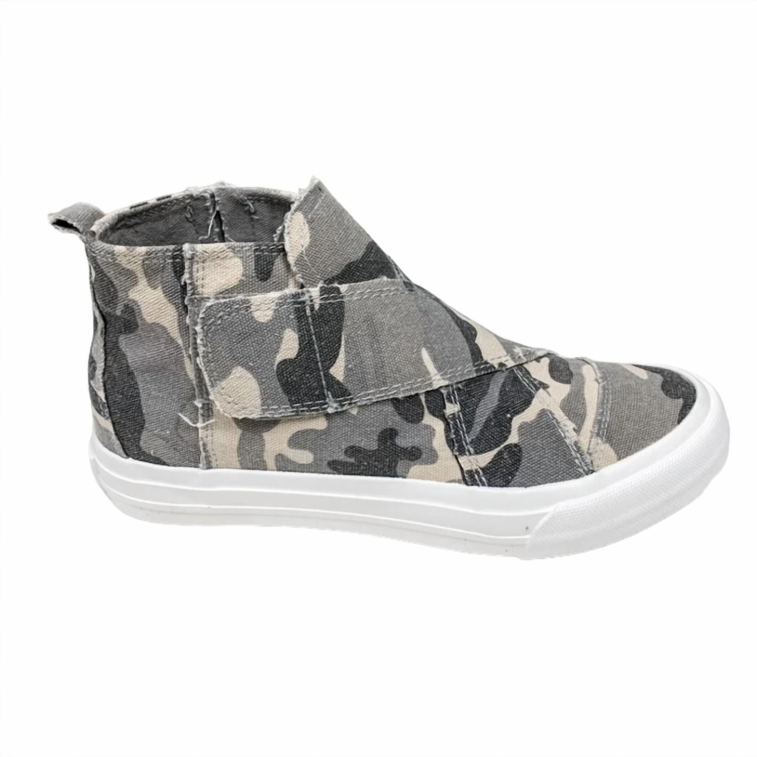 Power Grip Women's Florence Sneakers In Grey Camo