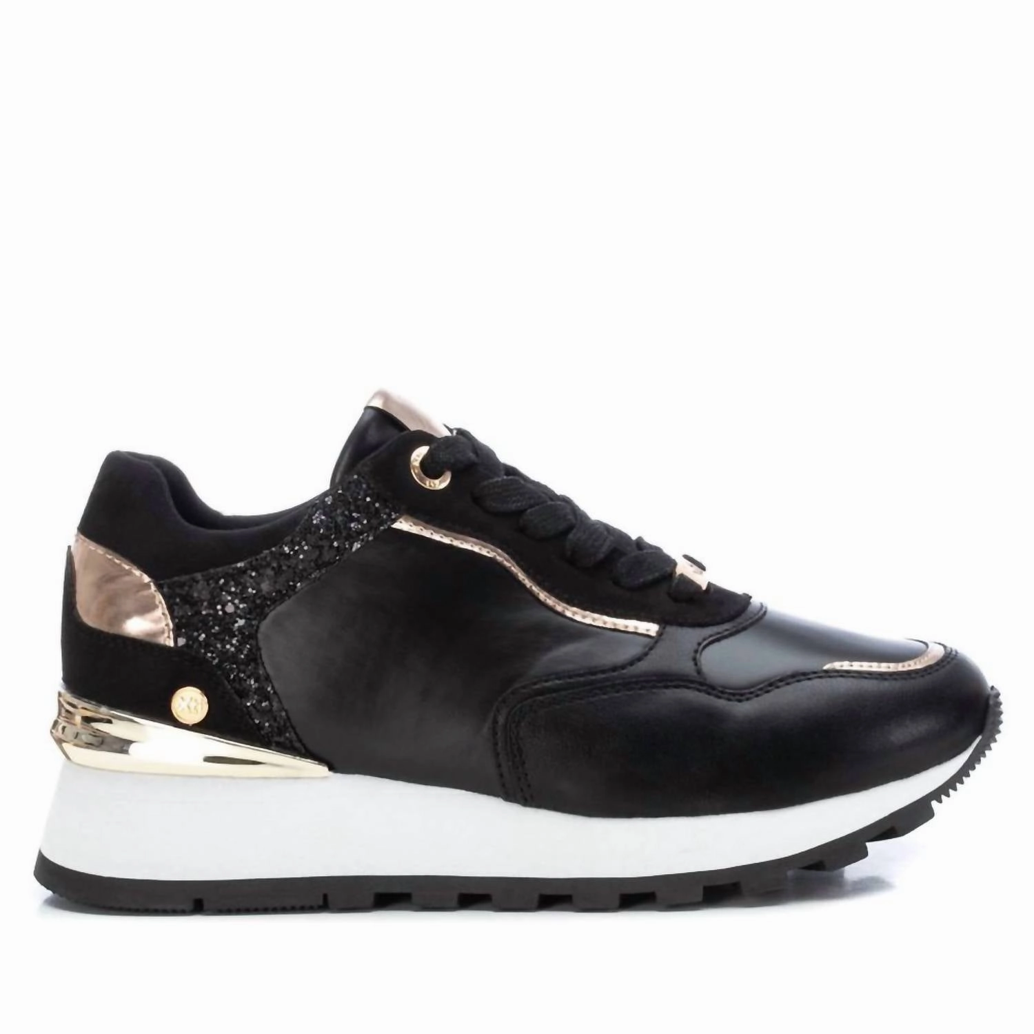 Modern sole Women's Casual Sneakers In Black